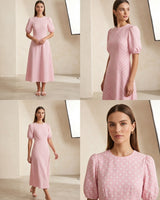 Polka Summer Midi Dress