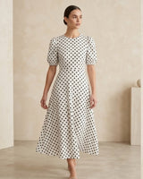 Polka Summer Midi Dress