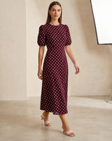 Polka Summer Midi Dress