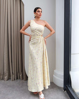 Positano One-Shoulder Dress