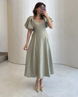Puff Sleeve Dress
