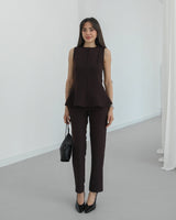 Refined Peplum Suit Set