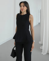 Refined Peplum Suit Set