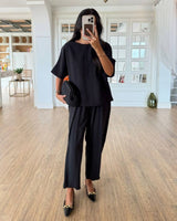 Relaxed Dolman Trouser Set