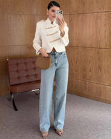 Relaxed Wide Leg Denim