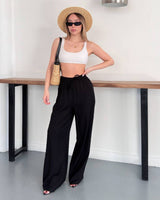Relaxed Wide-Leg Pants