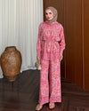Rosé Paisley Set + Belt