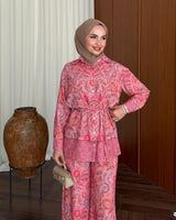 Rosé Paisley Set + Belt