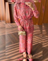Rosé Paisley Set + Belt