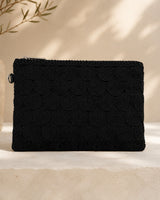 Rosette Textured Clutch