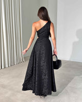 Rosso Satin Dress