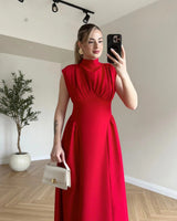 Ruched Midi Dress