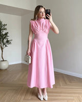Ruched Midi Dress