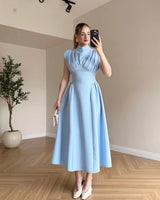 Ruched Midi Dress