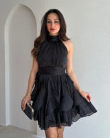 Ruffle Flow Mini Dress