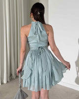Ruffle Flow Mini Dress