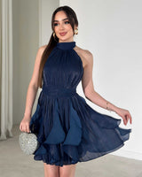 Ruffle Flow Mini Dress
