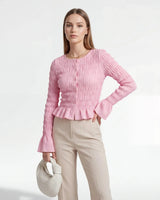 Ruffle-Hem Blouse