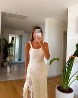 Ruffle Lace Dress