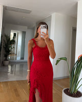 Ruffle Lace Dress