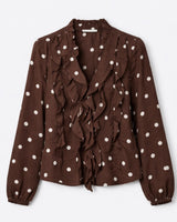 Ruffle Polka Blouse