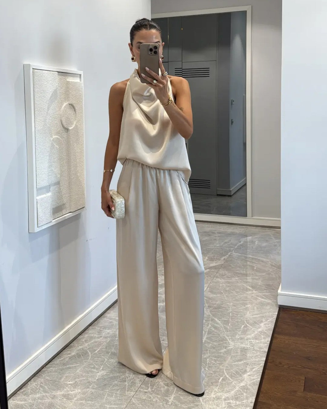 Satin Drape Set