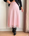 Satin Lace Skirt