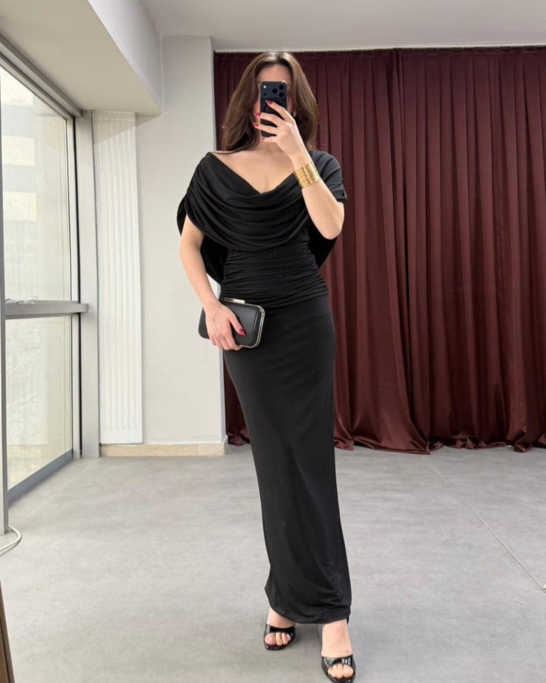 Scarlet Open Back Maxi Dress