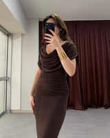 Scarlet Open Back Maxi Dress