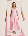 Scoop-Neck Maxi Dress