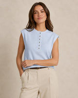 Sculpted Henley Top