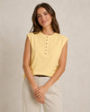 Sculpted Henley Top