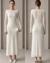 Sculpted Lace Dress