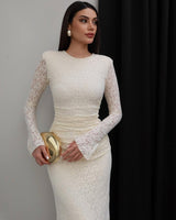 Sculpted Lace Dress