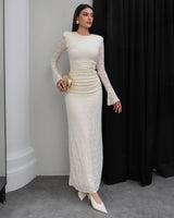 Sculpted Lace Dress