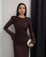 Sculpted Lace Dress