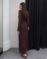 Sculpted Lace Dress