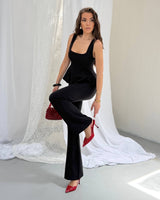 Sculpted Peplum Trouser Set