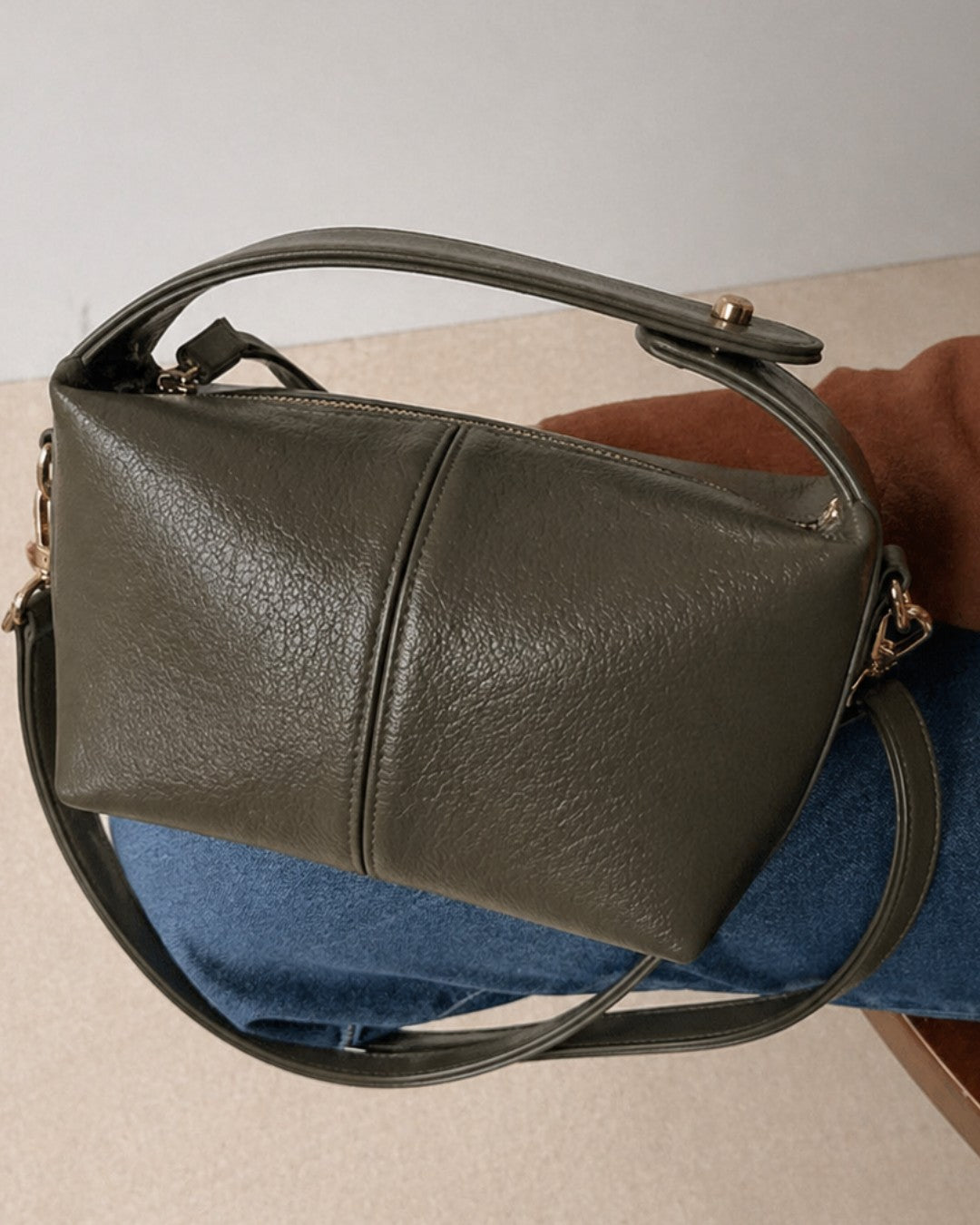 Sculpted Shoulder Bag