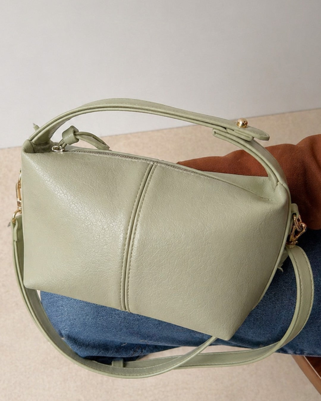 Sculpted Shoulder Bag