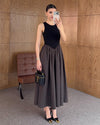Sculpted Waistline Dress
