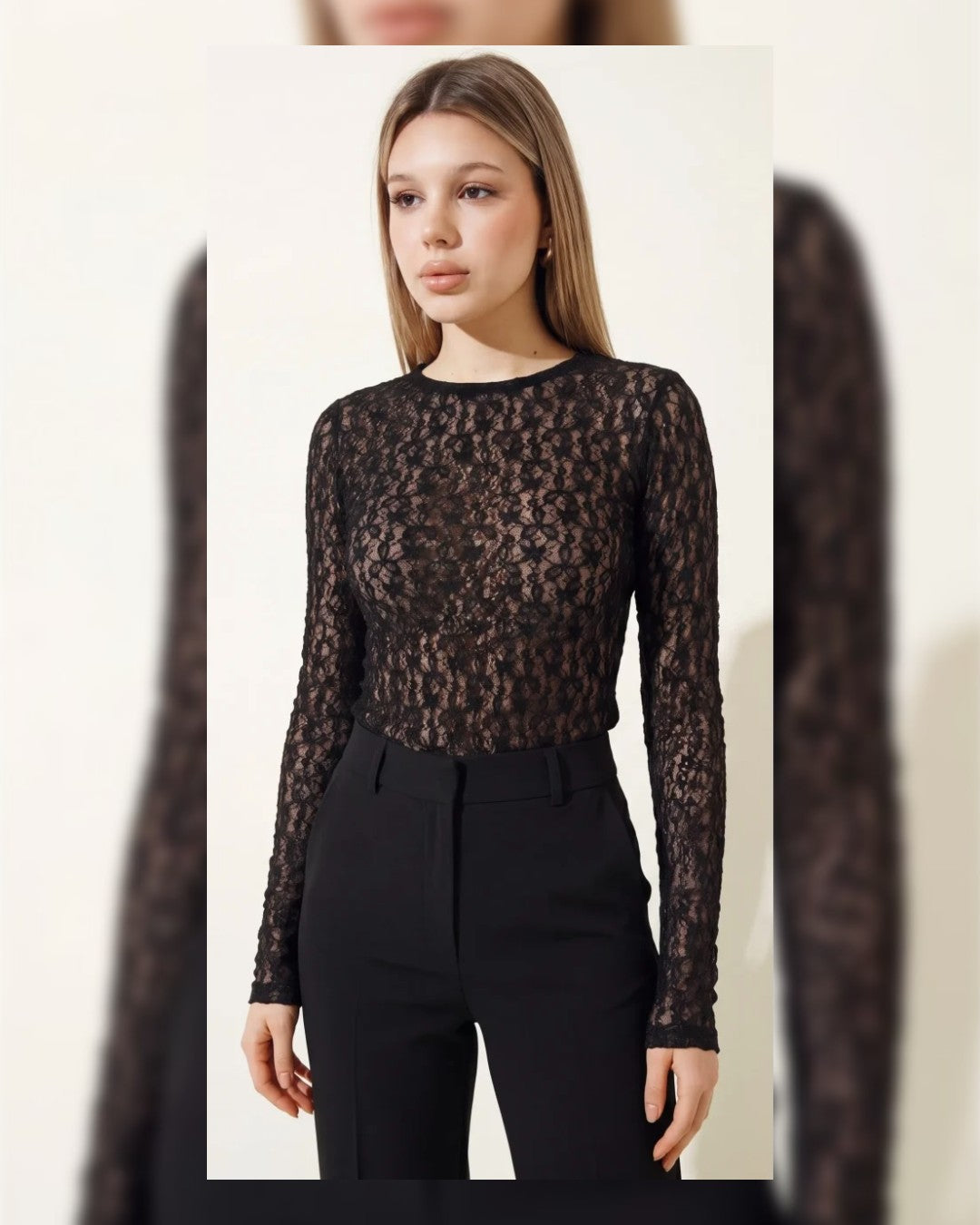 Sheer Lace Top
