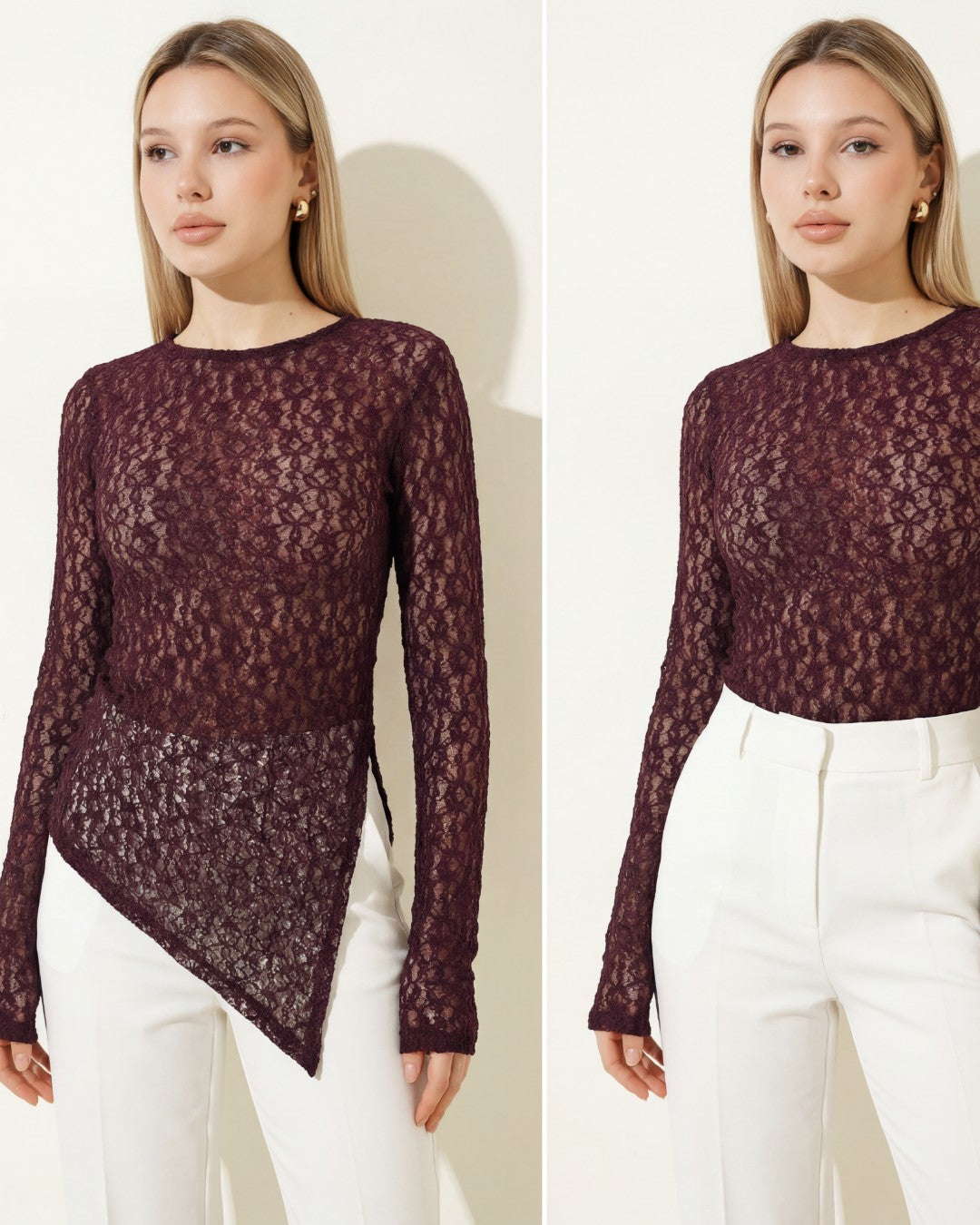 Sheer Lace Top