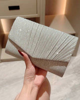 Silver Lumière Clutch