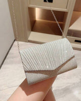 Silver Lumière Clutch