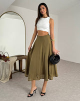 Soft Midi Skirt