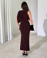 Sorella Draped Evening Dress