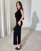 Sorella Draped Evening Dress