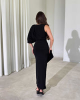 Sorella Draped Evening Dress