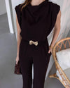 Statement Jumpsuit + Belt